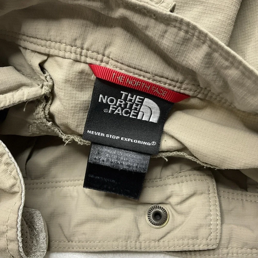 The North Face Shorts Men Sz L Horizon Peak Cargo Hiking Nylon AJDM Beige